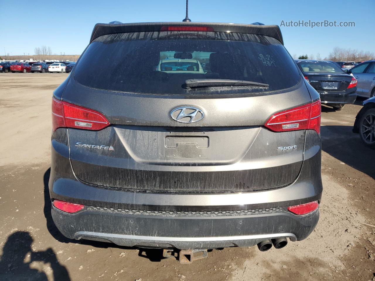 2014 Hyundai Santa Fe Sport  Серый vin: 5XYZUDLA9EG222481