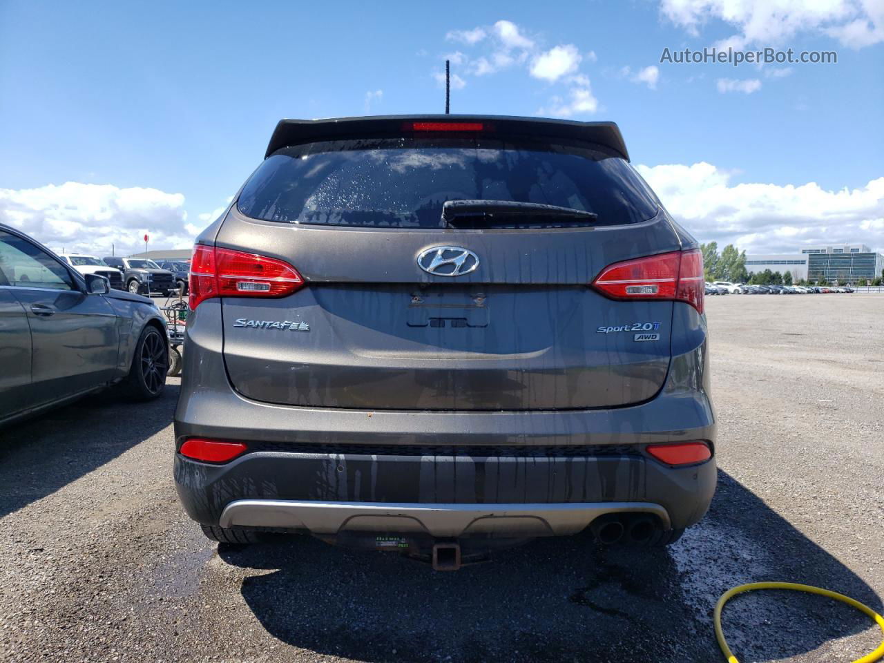 2013 Hyundai Santa Fe Sport  Коричневый vin: 5XYZUDLAXDG047754