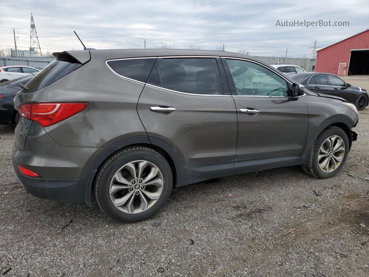 2013 Hyundai Santa Fe Sport  Brown vin: 5XYZUDLAXDG095349