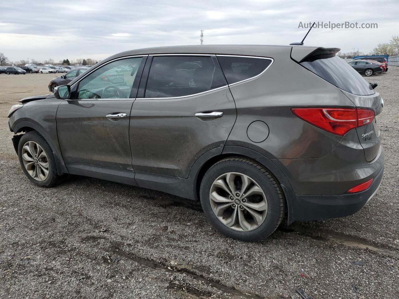 2013 Hyundai Santa Fe Sport  Коричневый vin: 5XYZUDLAXDG095349