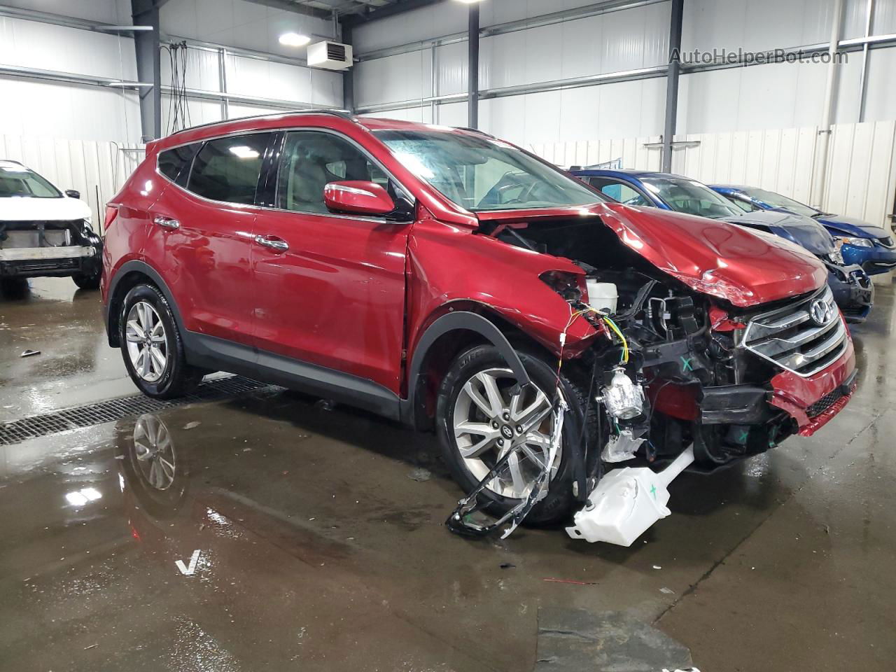 2015 Hyundai Santa Fe Sport  Red vin: 5XYZUDLAXFG267043