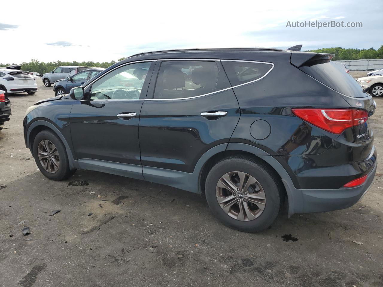 2013 Hyundai Santa Fe Sport  Black vin: 5XYZUDLB0DG087611