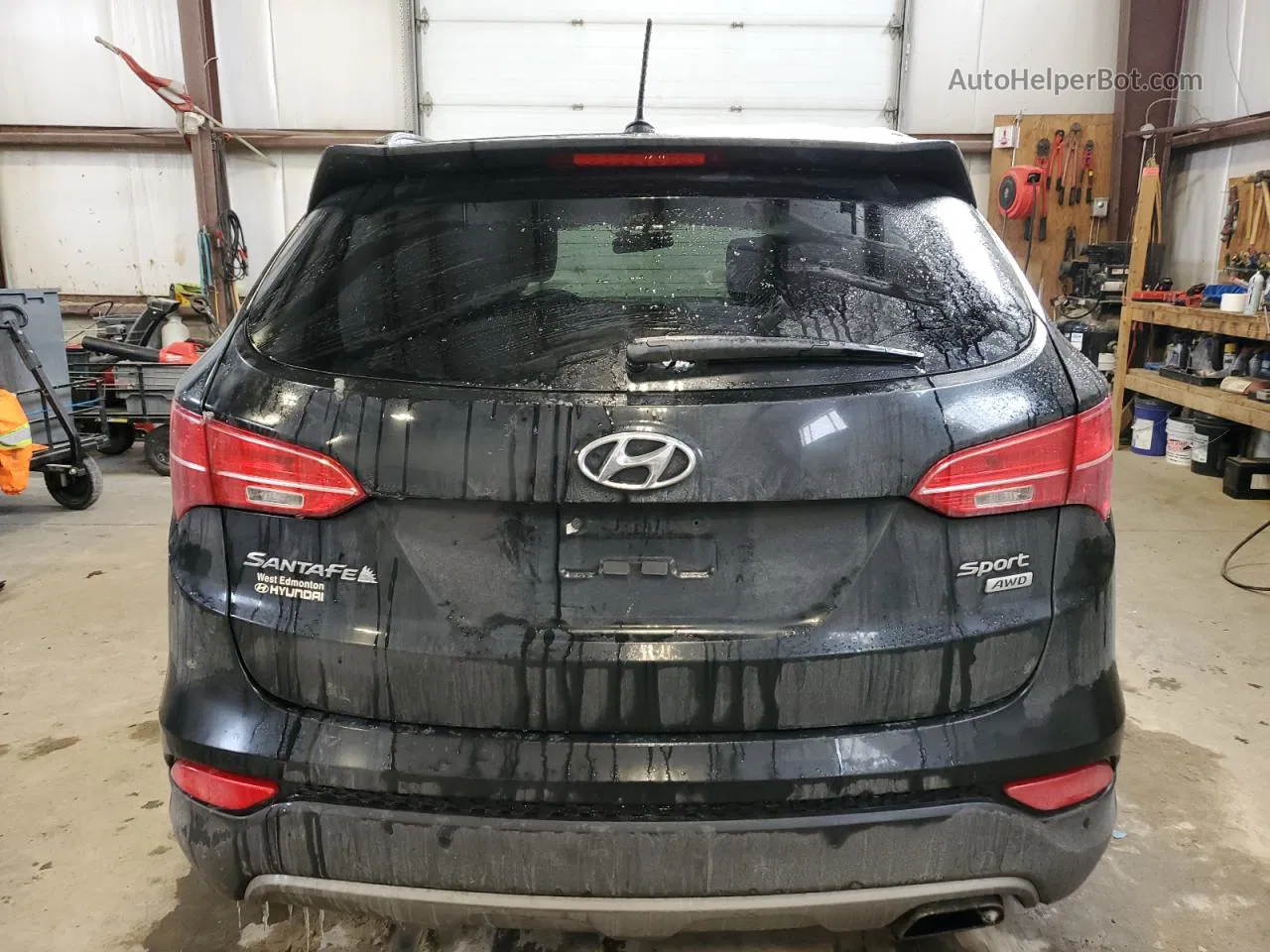 2014 Hyundai Santa Fe Sport  Black vin: 5XYZUDLB0EG177343