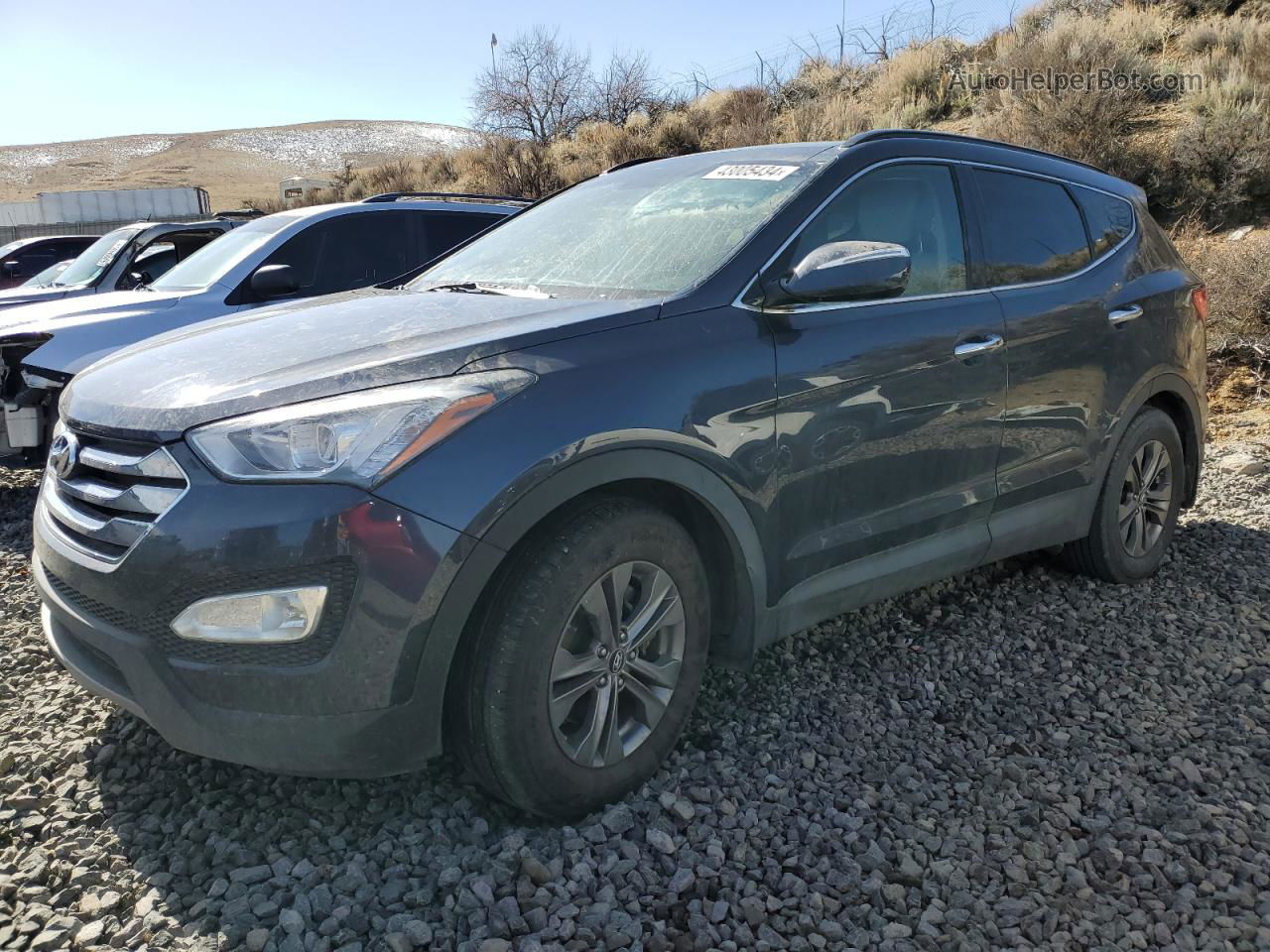 2014 Hyundai Santa Fe Sport  Blue vin: 5XYZUDLB0EG181568