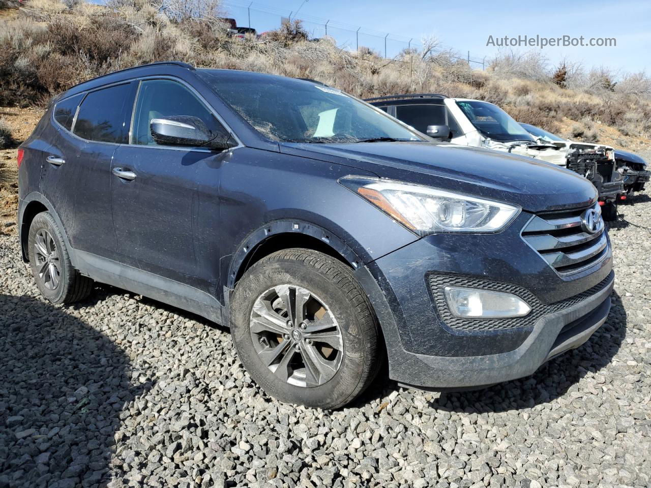 2014 Hyundai Santa Fe Sport  Blue vin: 5XYZUDLB0EG181568