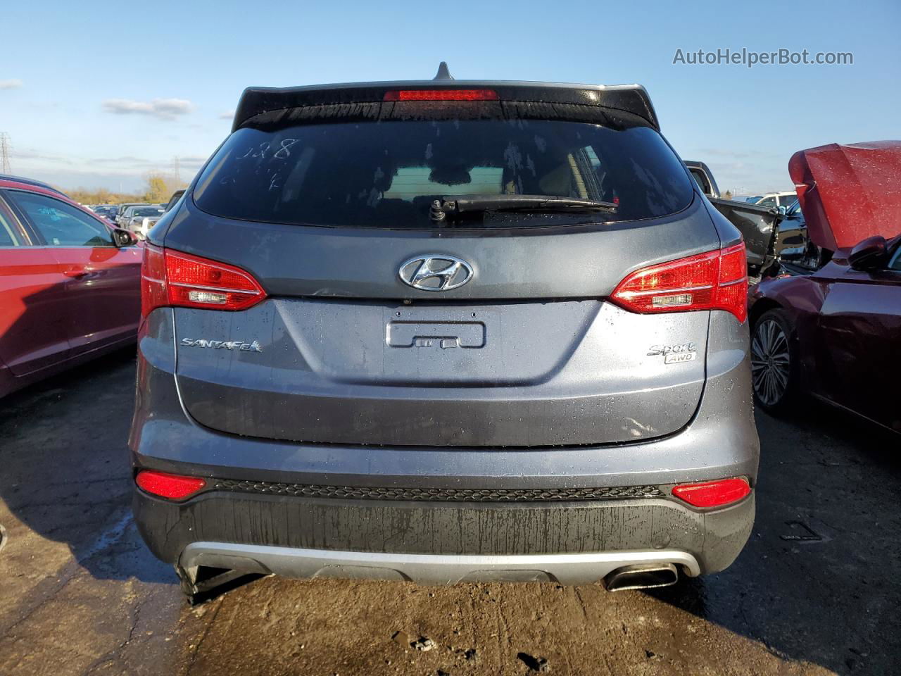 2014 Hyundai Santa Fe Sport  Угольный vin: 5XYZUDLB0EG198435