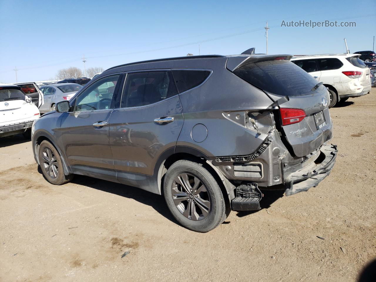 2014 Hyundai Santa Fe Sport  Серый vin: 5XYZUDLB0EG211247