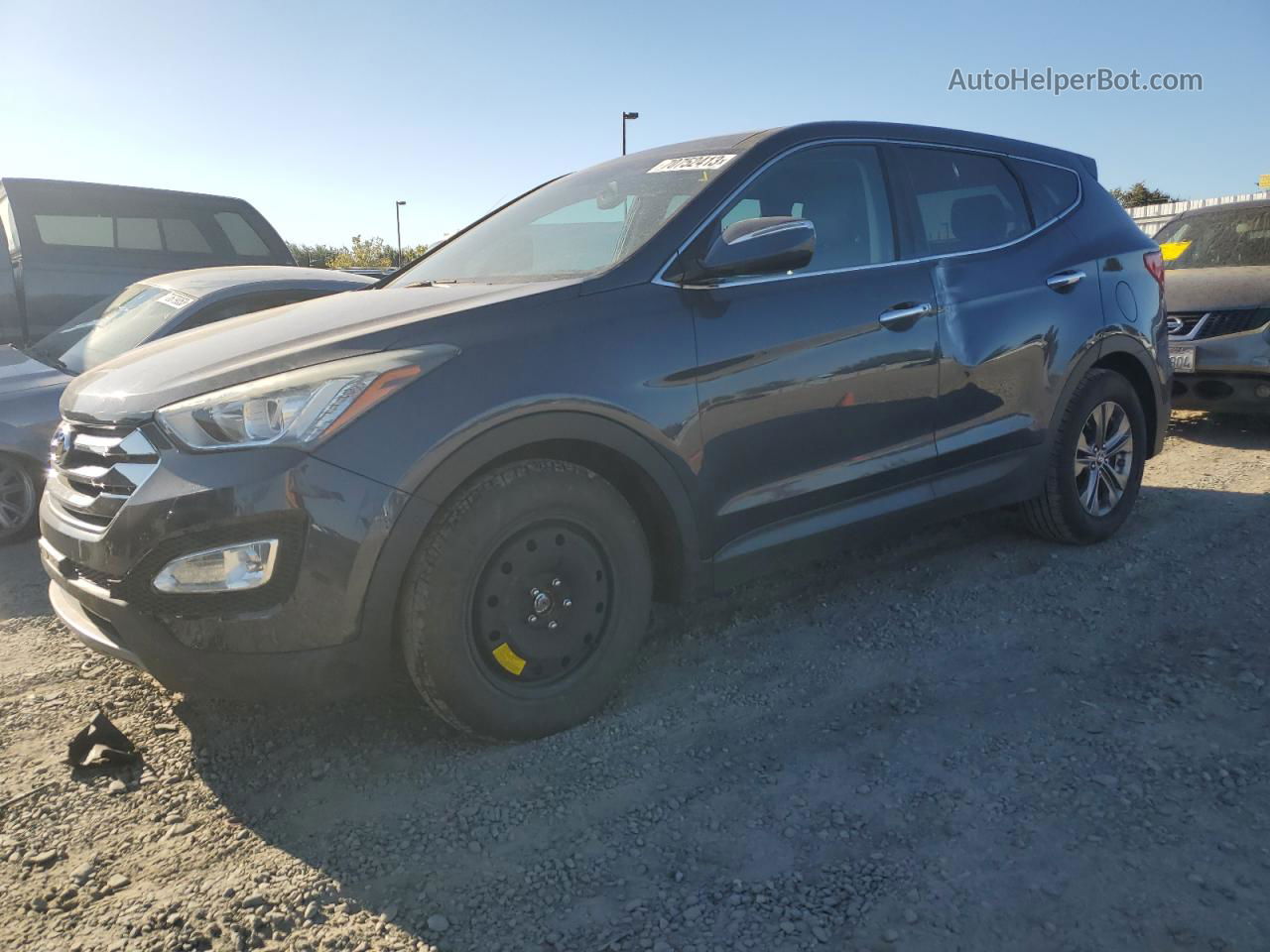 2013 Hyundai Santa Fe Sport  Gray vin: 5XYZUDLB1DG058263