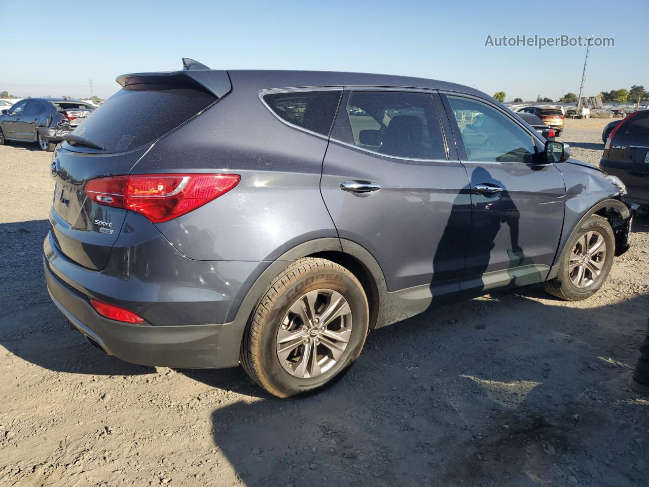 2013 Hyundai Santa Fe Sport  Gray vin: 5XYZUDLB1DG058263