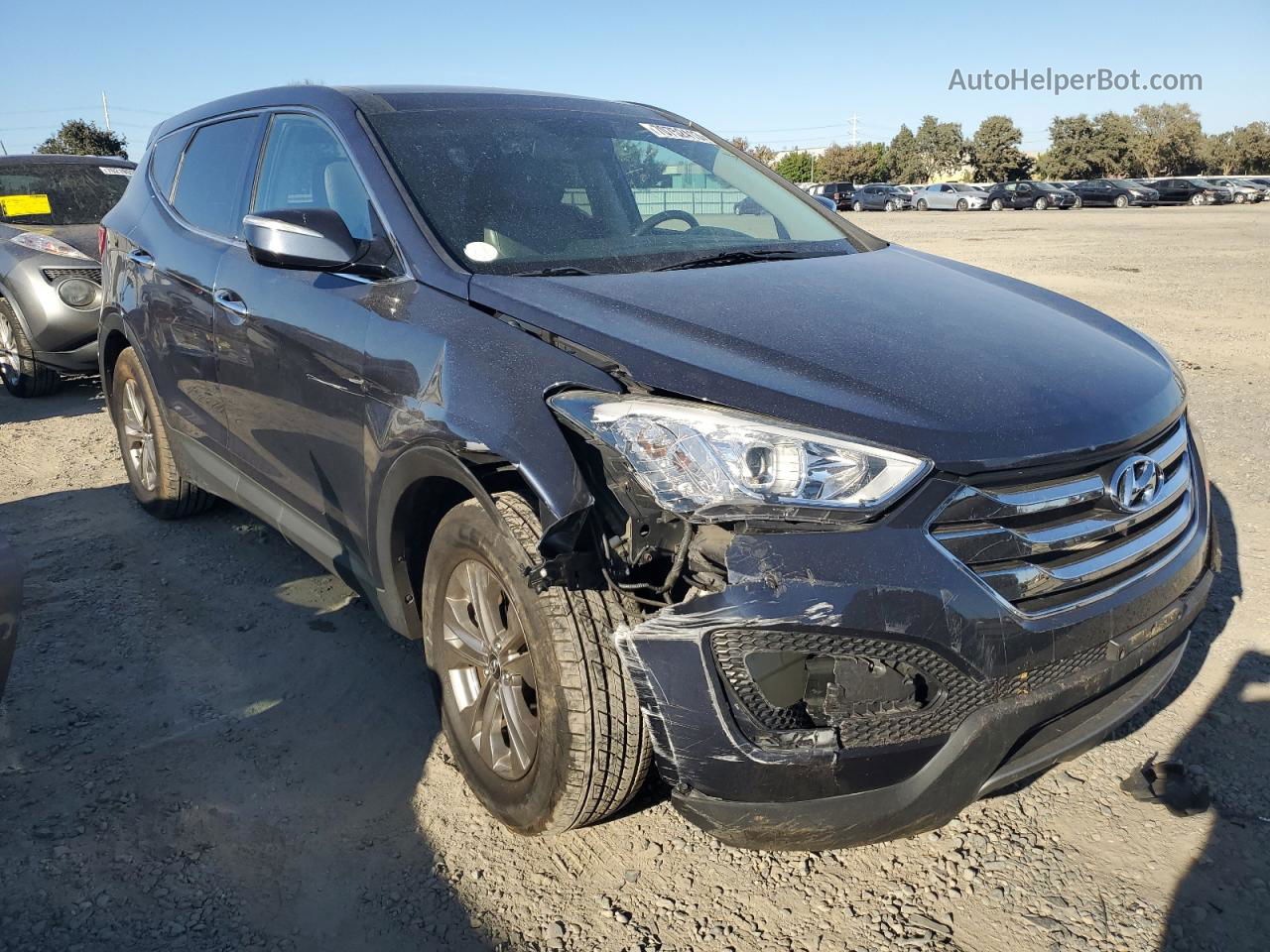 2013 Hyundai Santa Fe Sport  Gray vin: 5XYZUDLB1DG058263