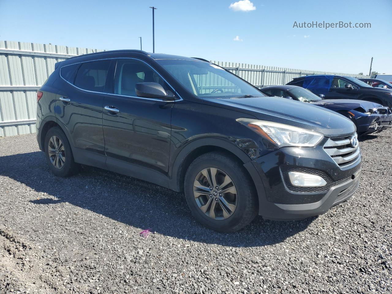 2013 Hyundai Santa Fe Sport  Black vin: 5XYZUDLB1DG069828