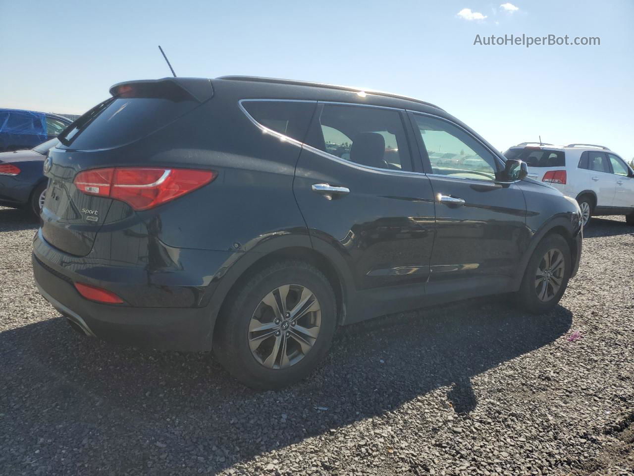 2013 Hyundai Santa Fe Sport  Black vin: 5XYZUDLB1DG069828