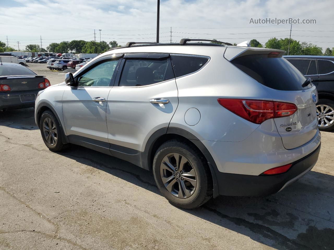 2014 Hyundai Santa Fe Sport  Silver vin: 5XYZUDLB1EG186181