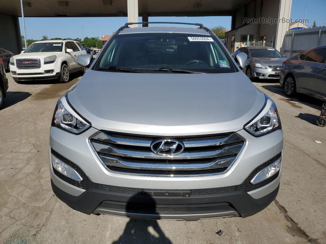 2014 Hyundai Santa Fe Sport  Silver vin: 5XYZUDLB1EG186181