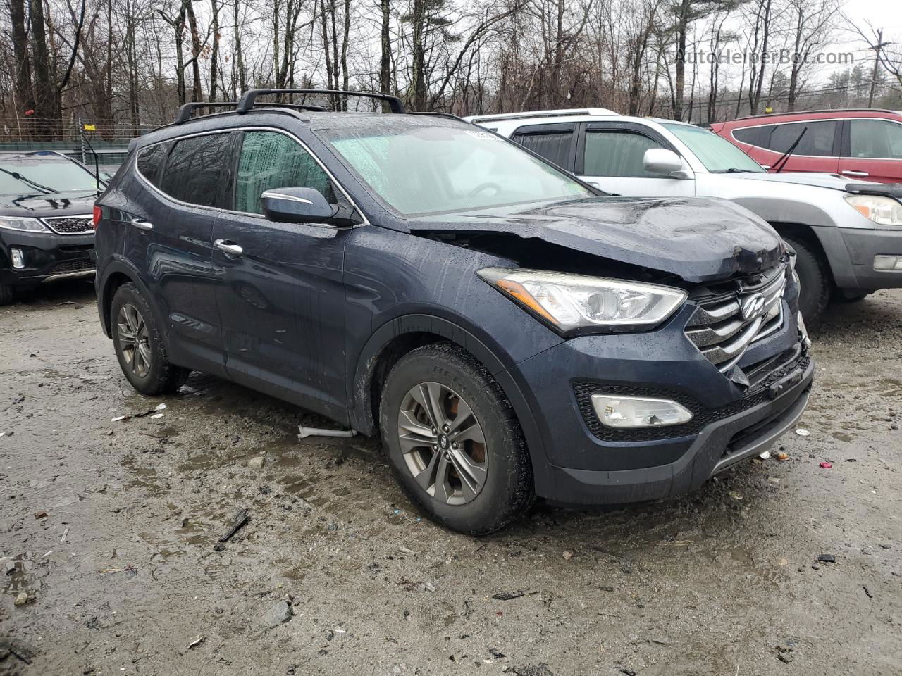 2015 Hyundai Santa Fe Sport  Gray vin: 5XYZUDLB1FG264718