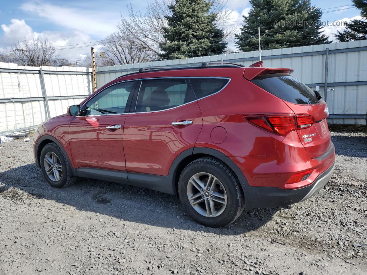 2018 Hyundai Santa Fe Sport  Красный vin: 5XYZUDLB2JG530644