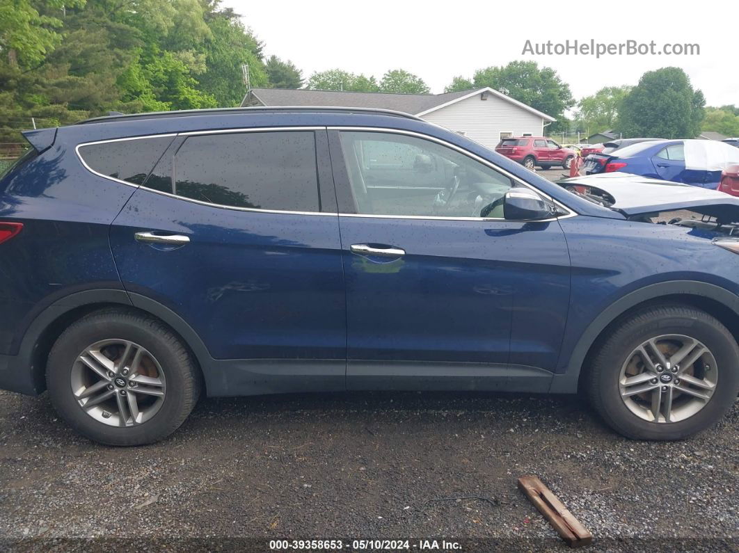 2018 Hyundai Santa Fe Sport 2.4l Blue vin: 5XYZUDLB2JG565670