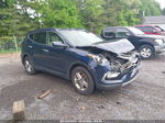 2018 Hyundai Santa Fe Sport 2.4l Blue vin: 5XYZUDLB2JG565670