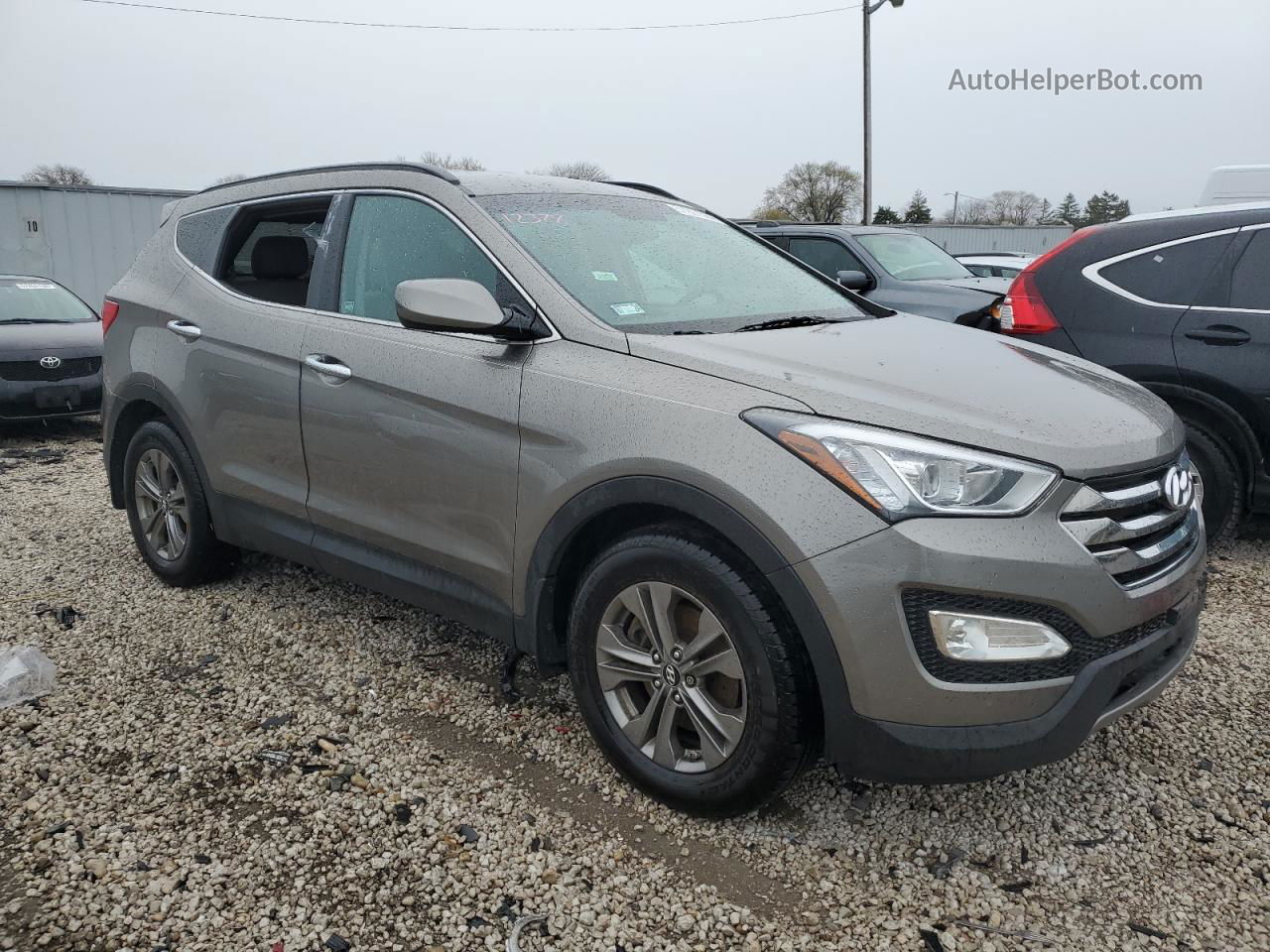 2013 Hyundai Santa Fe Sport  Gray vin: 5XYZUDLB3DG041397