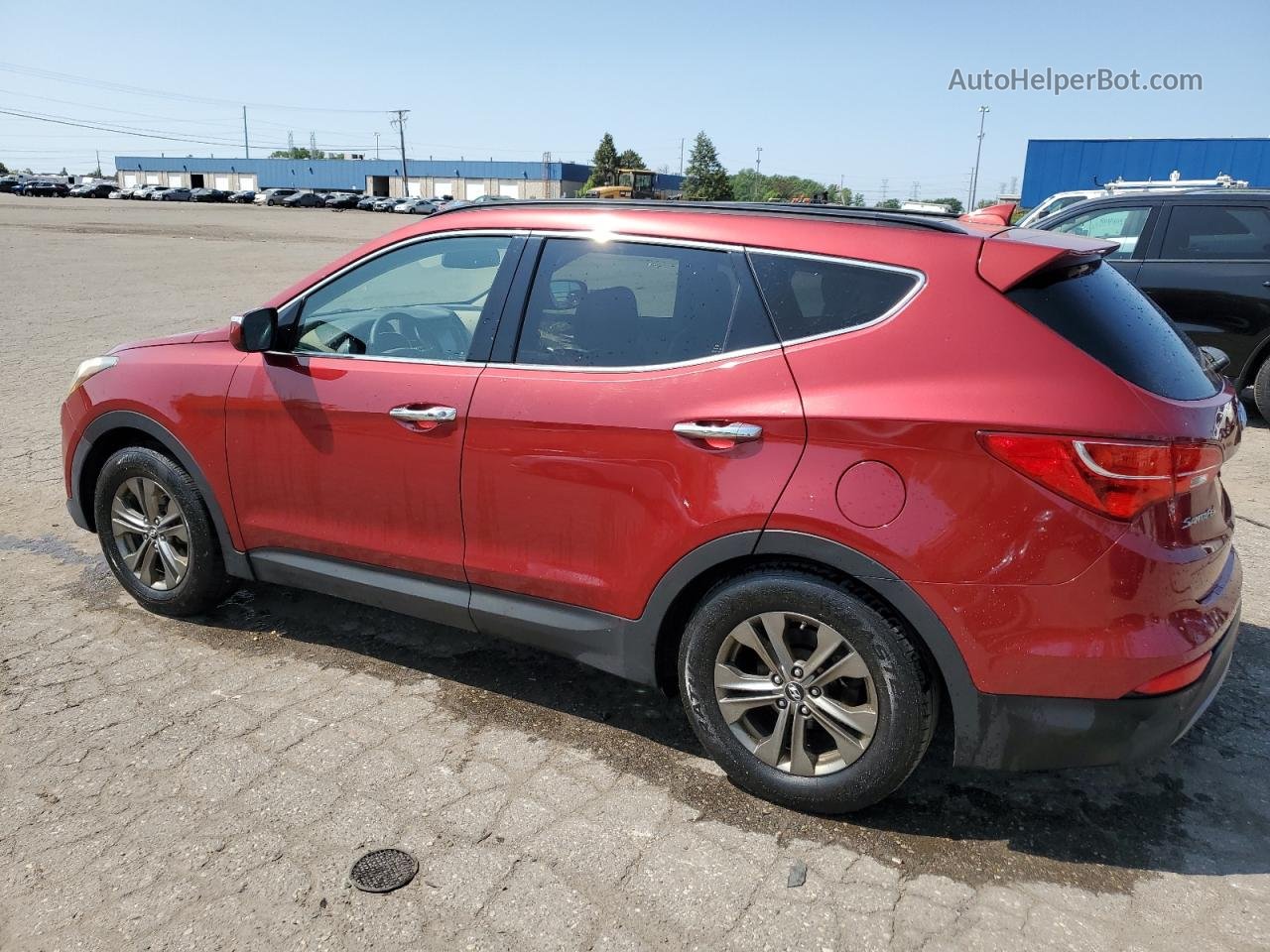 2014 Hyundai Santa Fe Sport Красный vin: 5XYZUDLB3EG195478