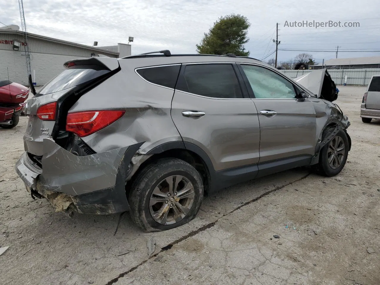 2014 Hyundai Santa Fe Sport  Gray vin: 5XYZUDLB3EG210139