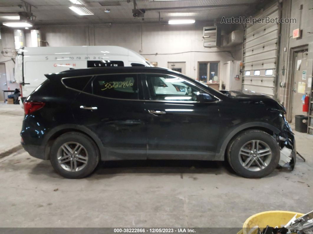 2018 Hyundai Santa Fe Sport 2.4l Black vin: 5XYZUDLB3JG524965