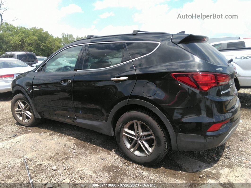 2018 Hyundai Santa Fe Sport 2.4l Черный vin: 5XYZUDLB3JG546254