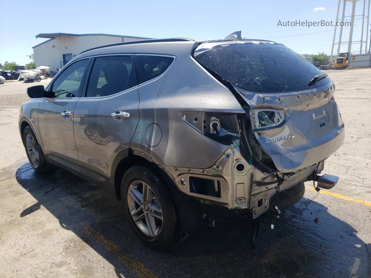 2018 Hyundai Santa Fe Sport  Gray vin: 5XYZUDLB3JG568030