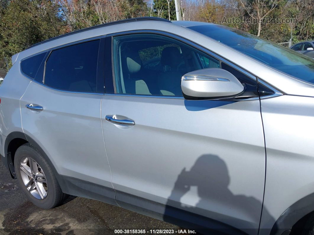 2018 Hyundai Santa Fe Sport 2.4l Silver vin: 5XYZUDLB4JG510329