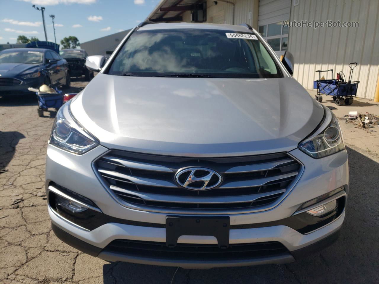 2018 Hyundai Santa Fe Sport  Silver vin: 5XYZUDLB4JG562382