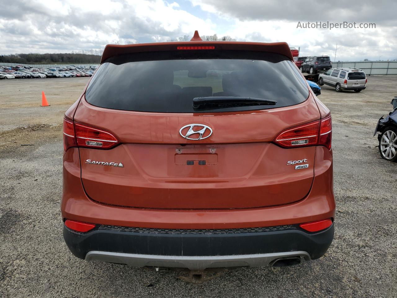 2013 Hyundai Santa Fe Sport  Gold vin: 5XYZUDLB5DG092965