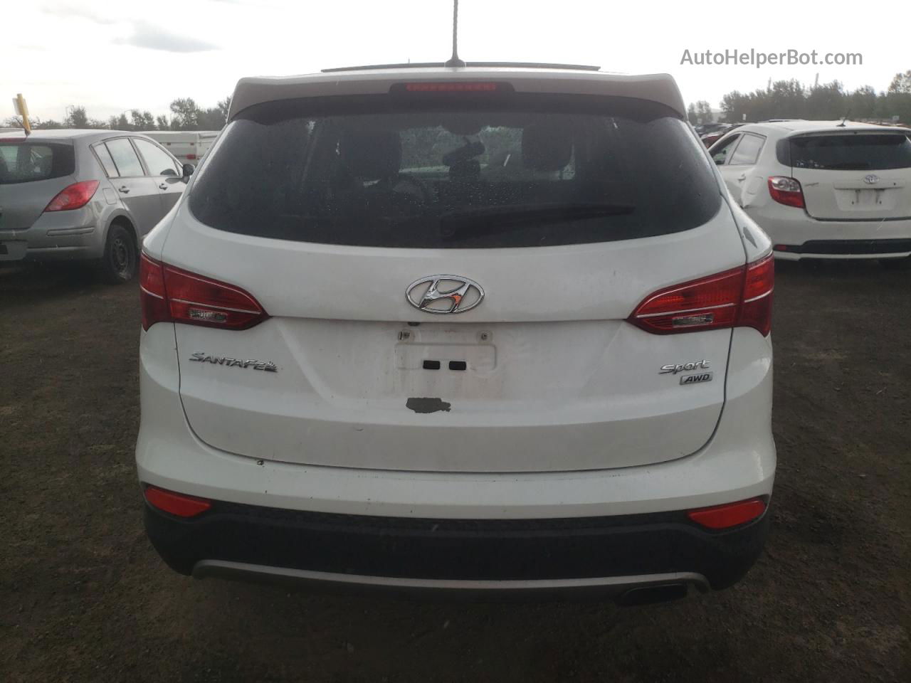 2013 Hyundai Santa Fe Sport  Black vin: 5XYZUDLB5DG108789