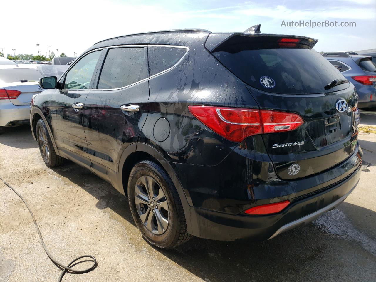 2014 Hyundai Santa Fe Sport  Black vin: 5XYZUDLB5EG136125