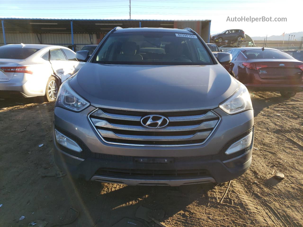 2014 Hyundai Santa Fe Sport  Gray vin: 5XYZUDLB5EG172008