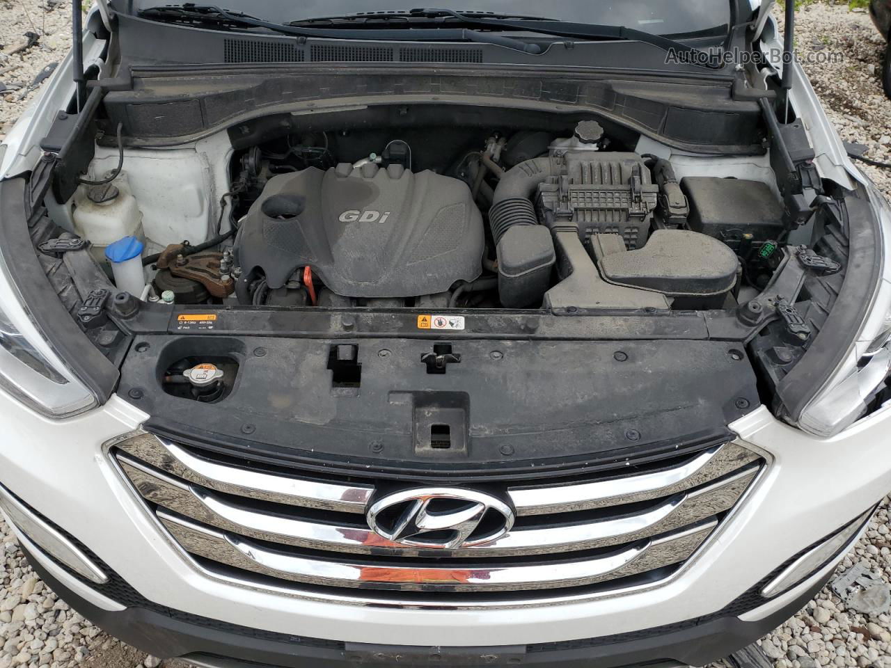 2014 Hyundai Santa Fe Sport  Белый vin: 5XYZUDLB5EG212054