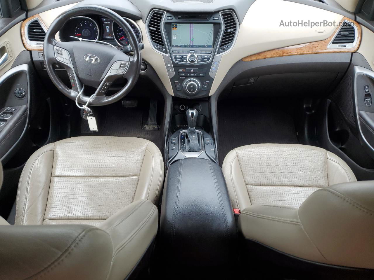 2014 Hyundai Santa Fe Sport  Белый vin: 5XYZUDLB5EG212054