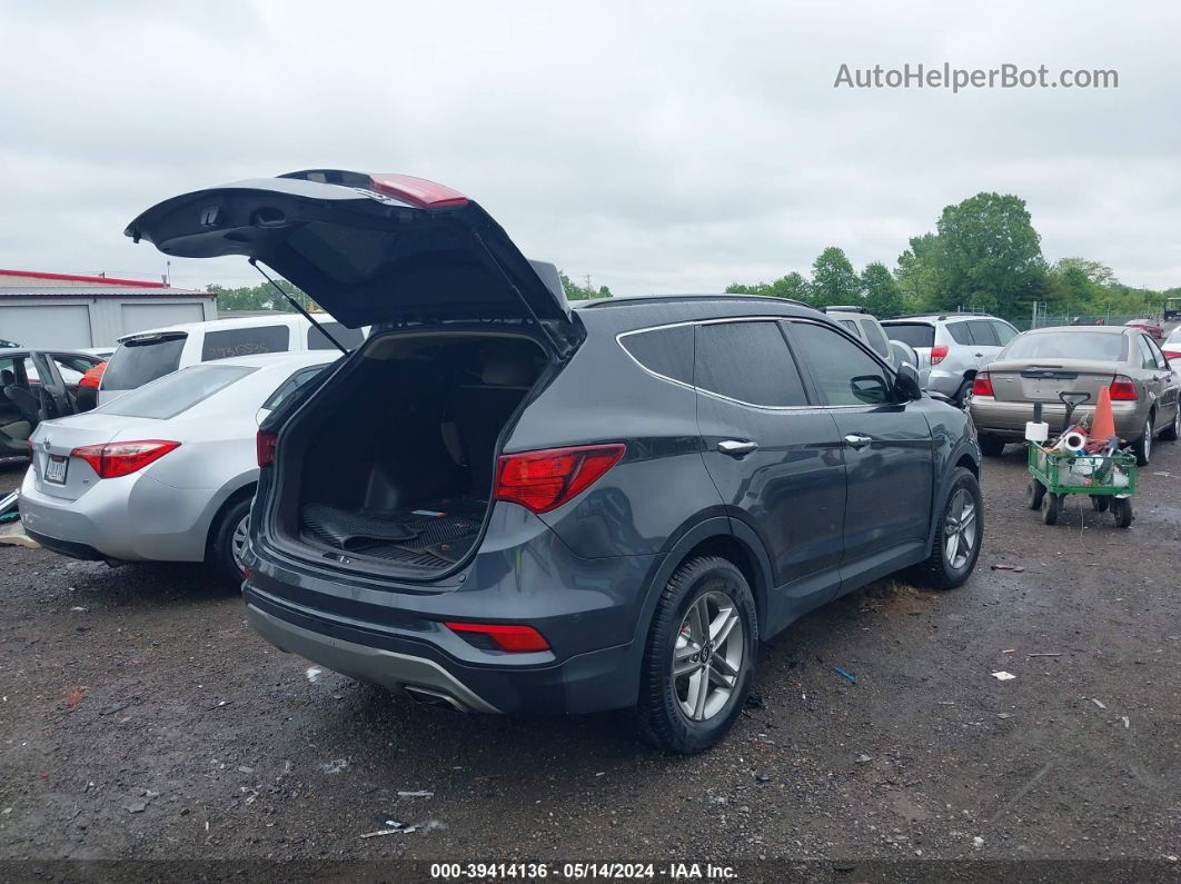 2018 Hyundai Santa Fe Sport 2.4l Gray vin: 5XYZUDLB5JG507276