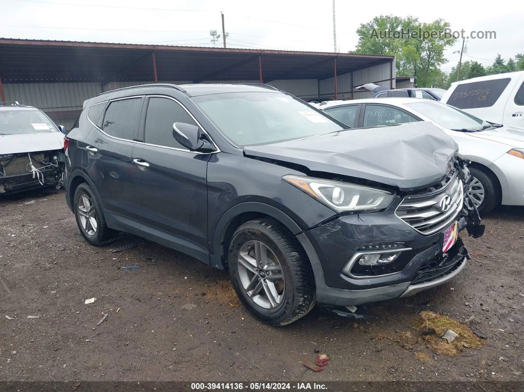 2018 Hyundai Santa Fe Sport 2.4l Gray vin: 5XYZUDLB5JG507276