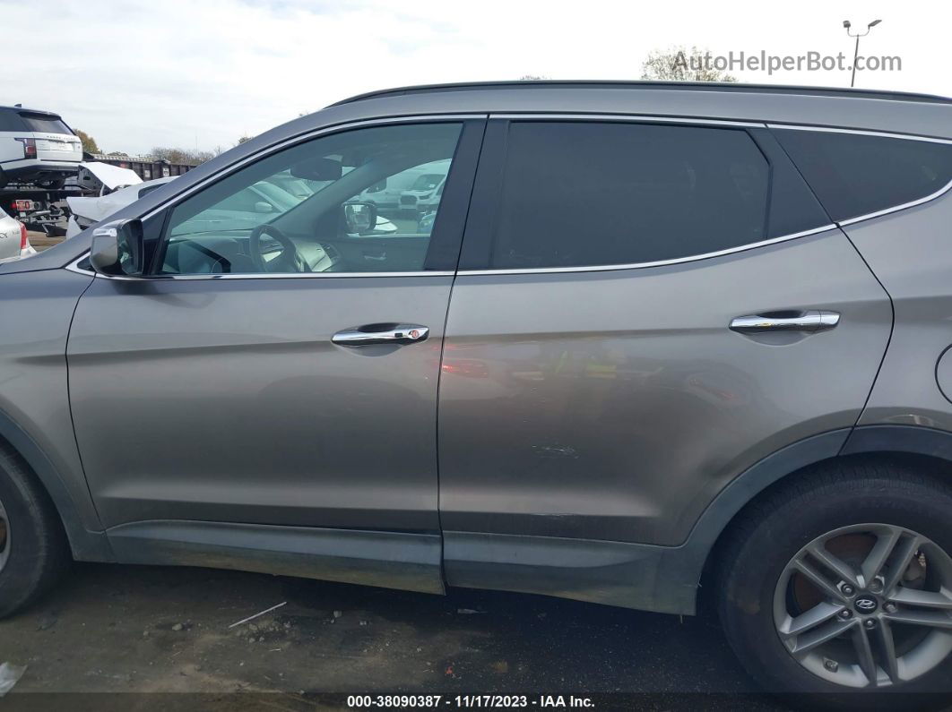 2018 Hyundai Santa Fe Sport 2.4l Gray vin: 5XYZUDLB5JG529715