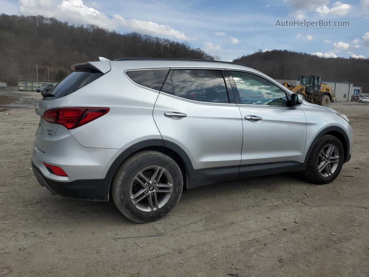 2018 Hyundai Santa Fe Sport  Silver vin: 5XYZUDLB5JG542772