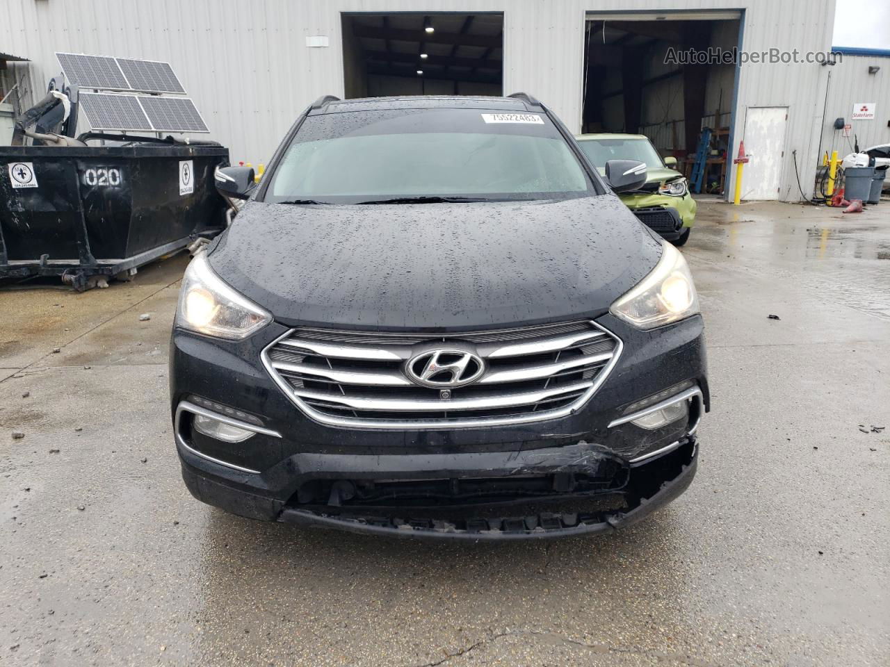 2018 Hyundai Santa Fe Sport  Black vin: 5XYZUDLB5JG543341