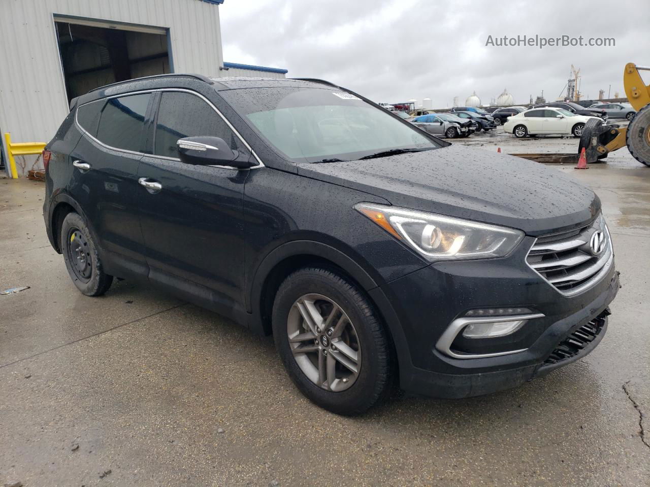 2018 Hyundai Santa Fe Sport  Черный vin: 5XYZUDLB5JG543341