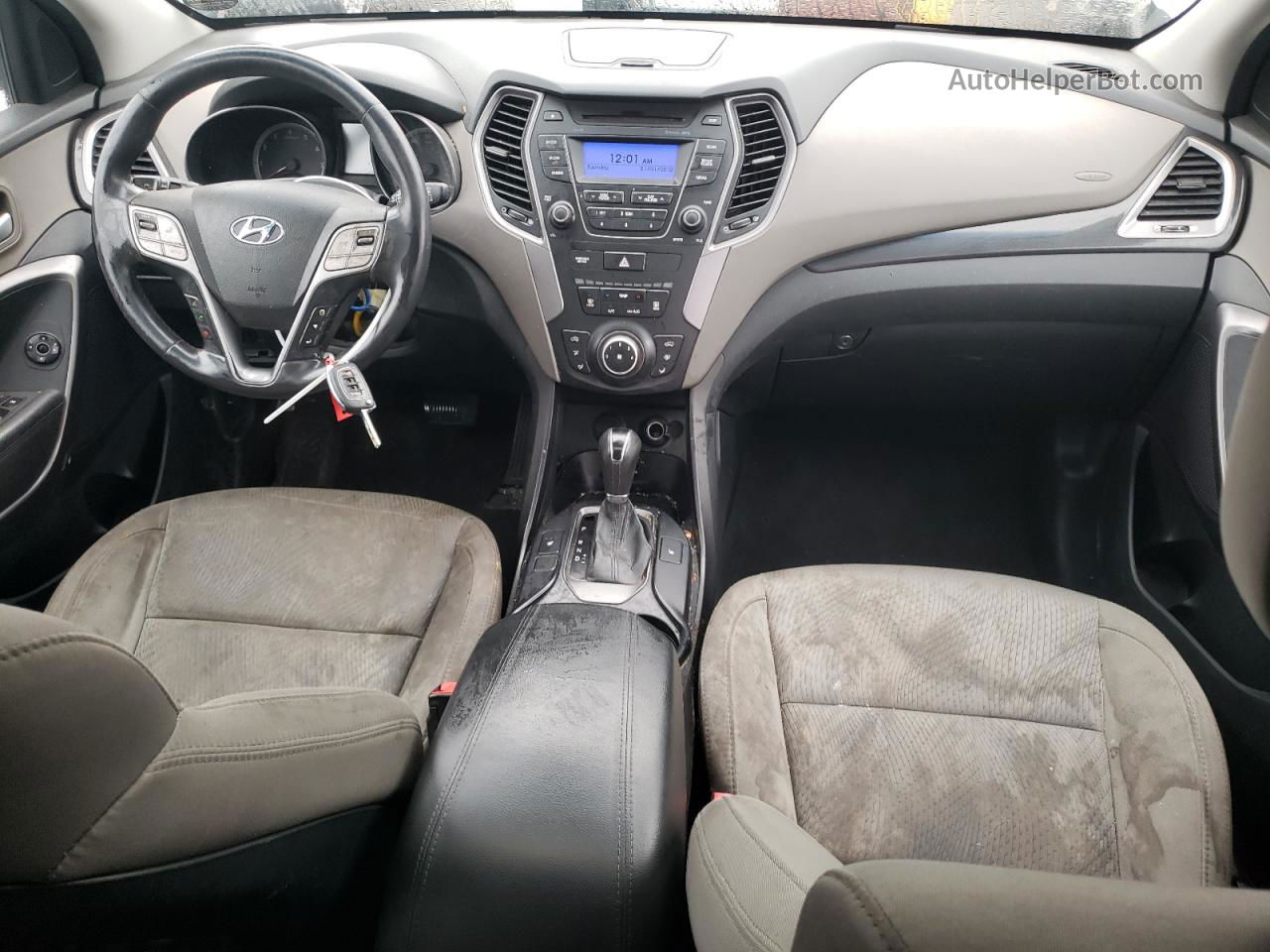 2013 Hyundai Santa Fe Sport  Silver vin: 5XYZUDLB6DG046643