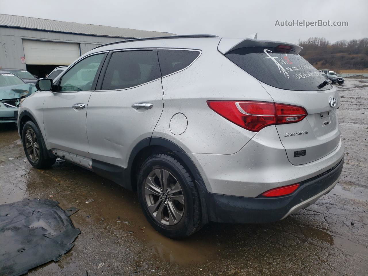 2013 Hyundai Santa Fe Sport  Серебряный vin: 5XYZUDLB6DG046643