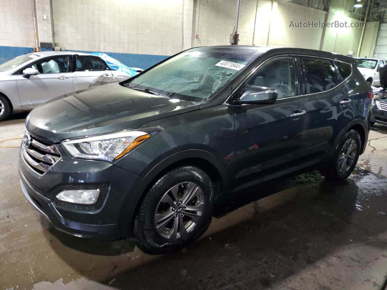 2013 Hyundai Santa Fe Sport  Green vin: 5XYZUDLB6DG095423