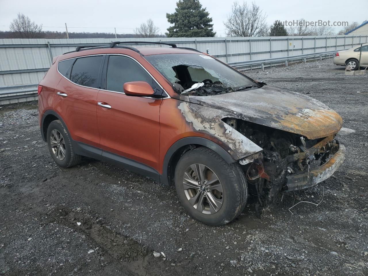 2015 Hyundai Santa Fe Sport  Orange vin: 5XYZUDLB6FG236459