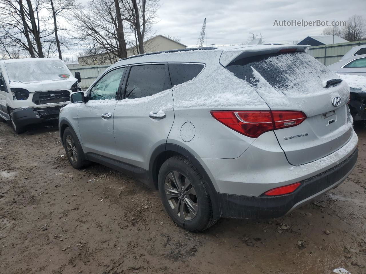 2015 Hyundai Santa Fe Sport  Silver vin: 5XYZUDLB6FG285211