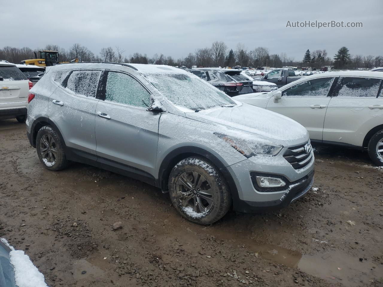 2015 Hyundai Santa Fe Sport  Silver vin: 5XYZUDLB6FG285211