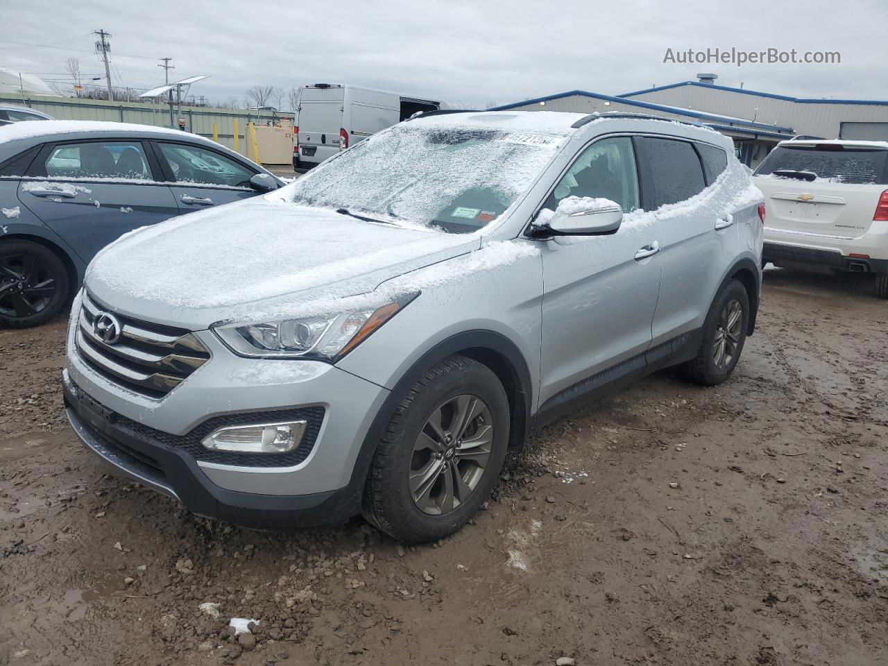 2015 Hyundai Santa Fe Sport  Silver vin: 5XYZUDLB6FG285211