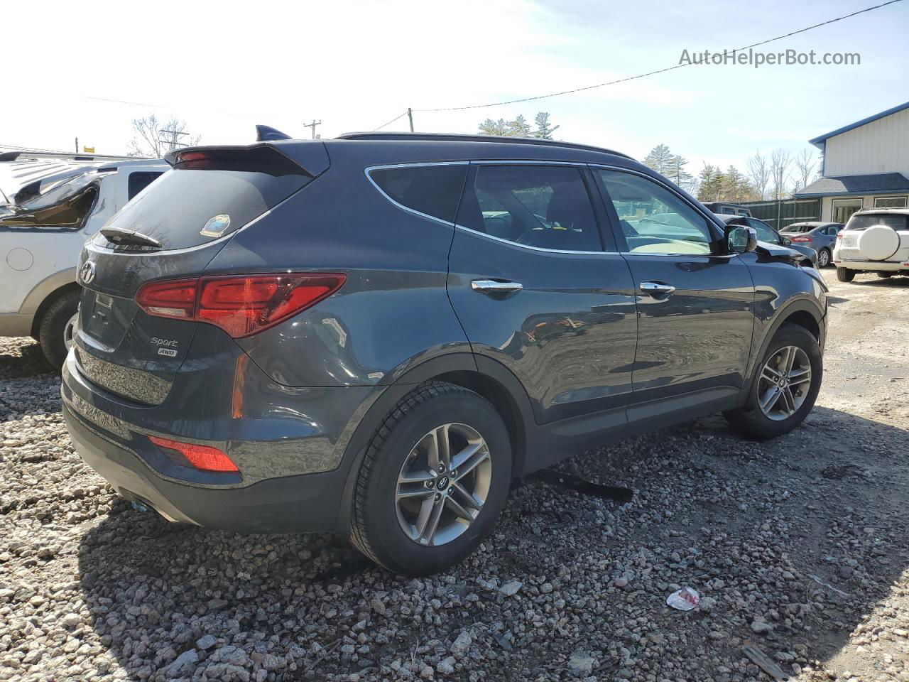 2018 Hyundai Santa Fe Sport  Gray vin: 5XYZUDLB6JG505004